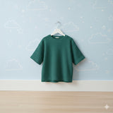 Pack of 2 Waffle Knit Half Sleeve Tshirts for Kids