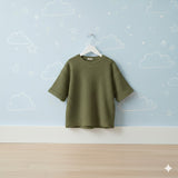 Pack of 3 Waffle Knit Half Sleeve Tshirts for Kids