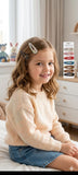Pack of 6 Glitter Star & Floral Snap Hair Clips