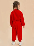 Premium Double pocket Zipper Tracksuit for Baby Girl