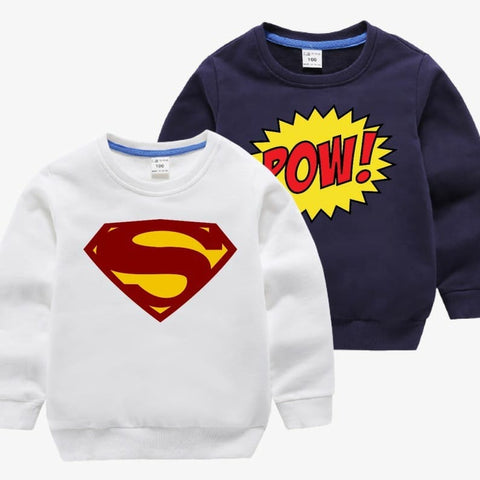 Pack of 2 Printed Sweat Shirts For Kids