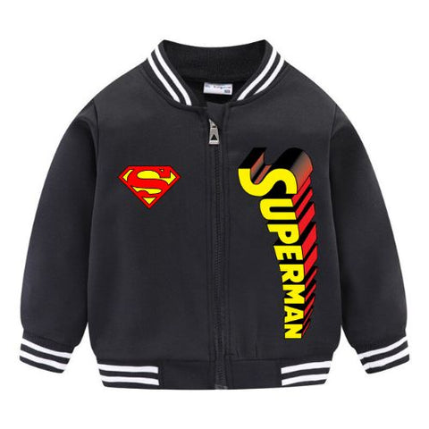 KIDS VARSITY JACKET SUPERMAN